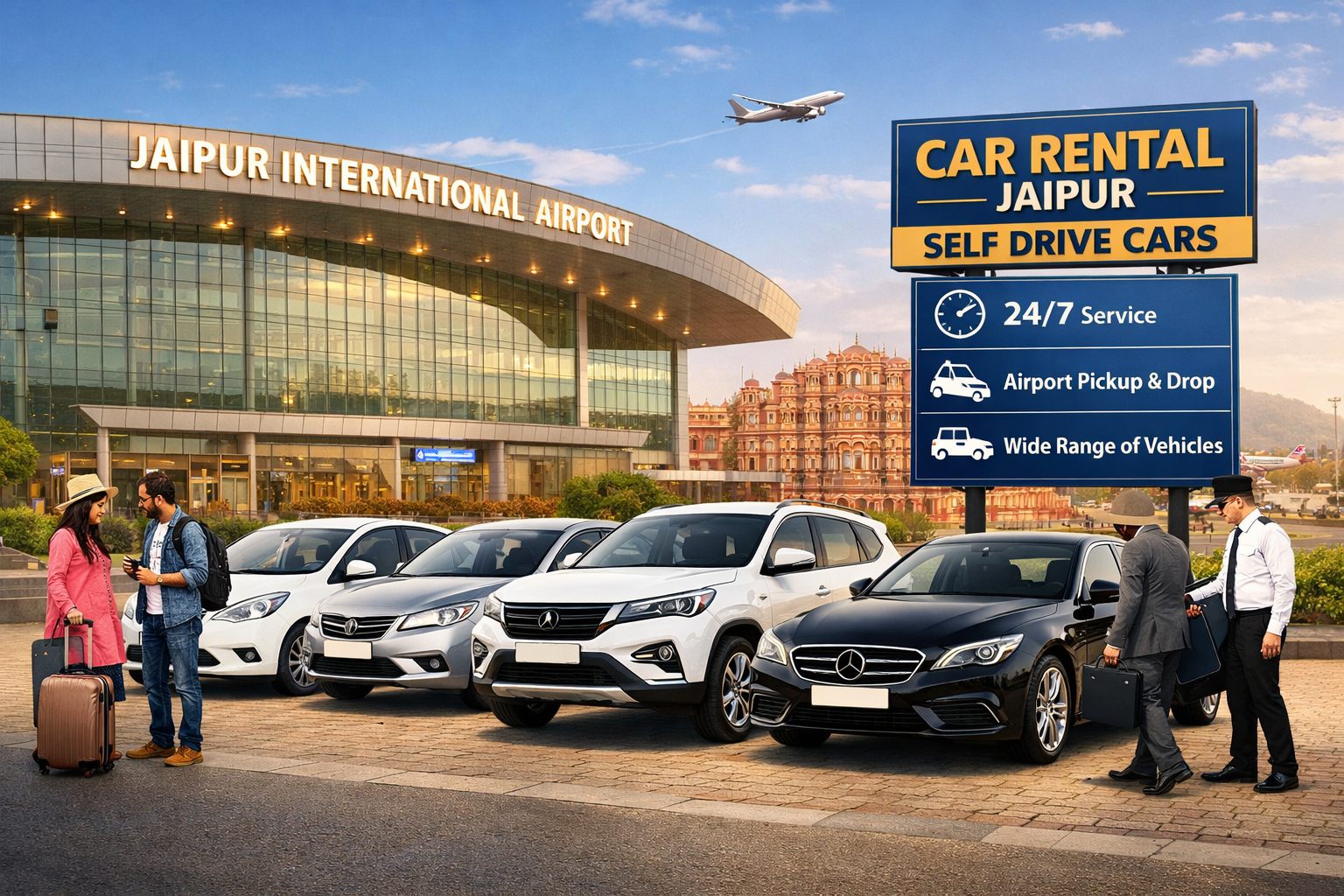jaipur airport car rental near me
